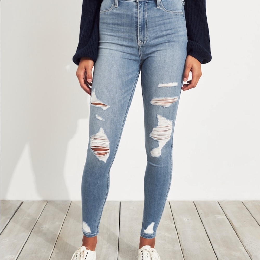 Hollister ultra high rise jean legging